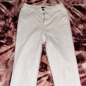 White skinny jeans from pretty little thing. Size 6.